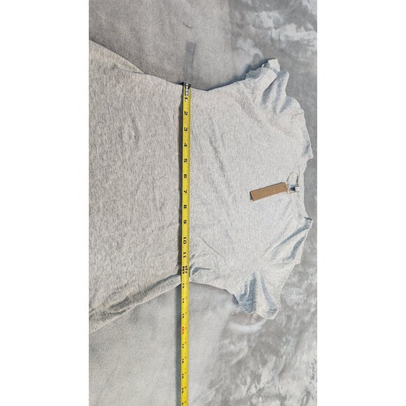 NWT SKIMS Medium Light Heather Grey Cotton Jersey T-Shirt AP-TSH-0638 - Picture 4 of 4